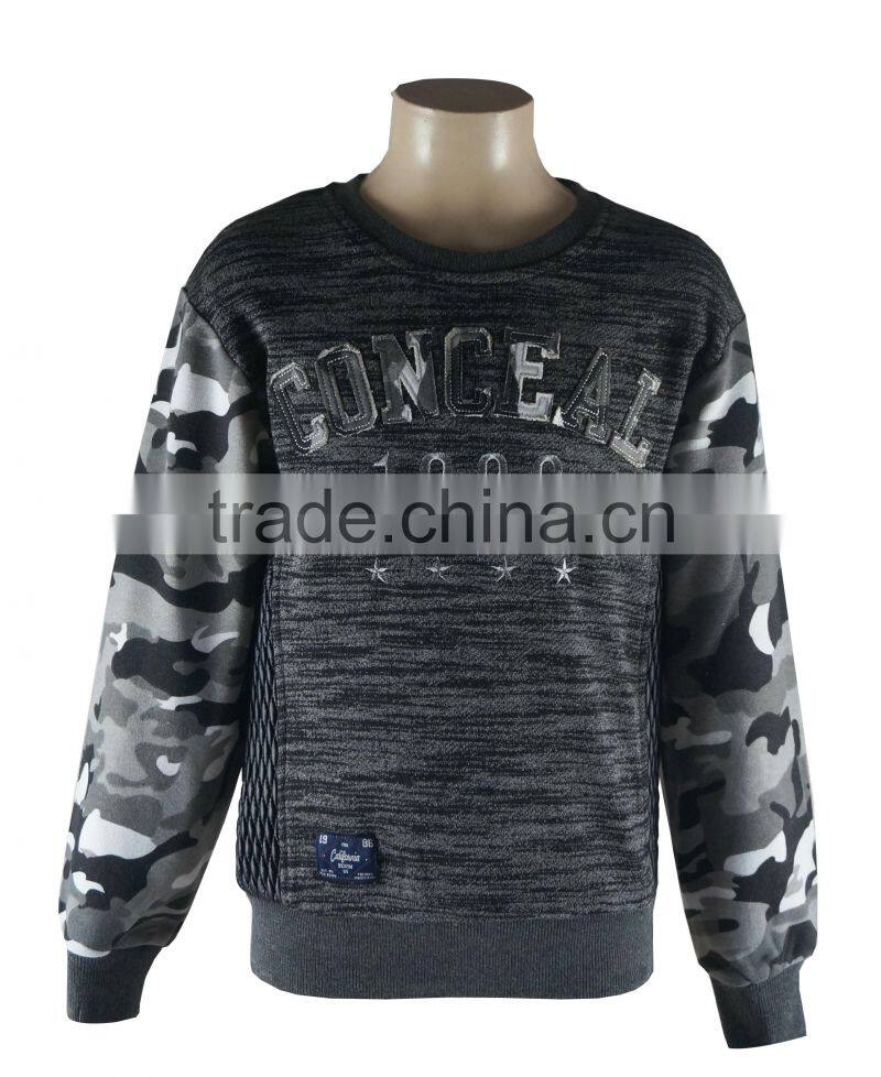 2017 most popular sweatshirt without hood OEM