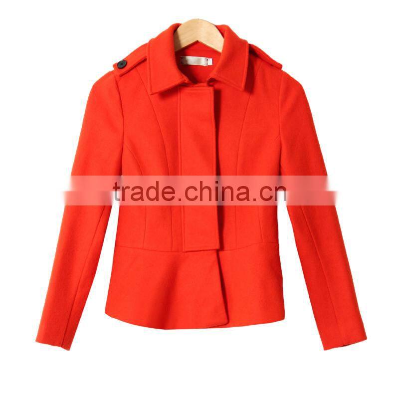 2017 latest overcoat women short winter ladies coat for wholesale