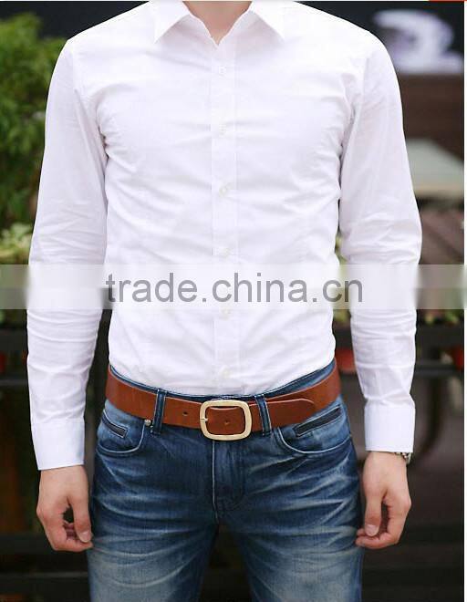 fashion design long sleeve slim fit casual shirt for men