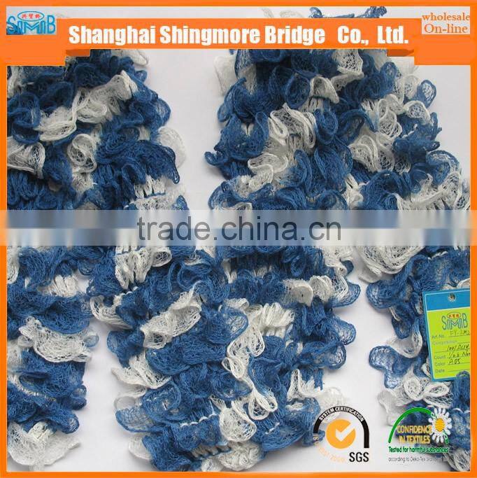 Fashion yarn supplier China hot wholesale mesh yarn for scarf with good yarn prices