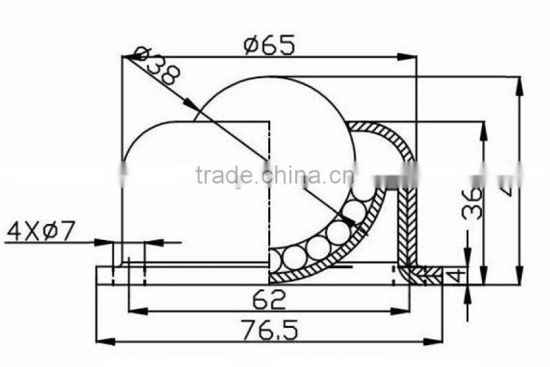 Punch Ball transfer unit / ball caster CY38A