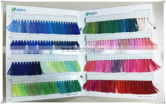 Factory price 100% polyester sewing thread 40/2 color