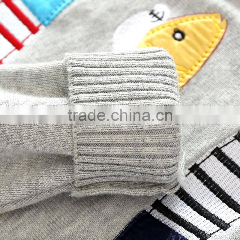 Autumn spring and winter baby wool embroidery knitting design sweater