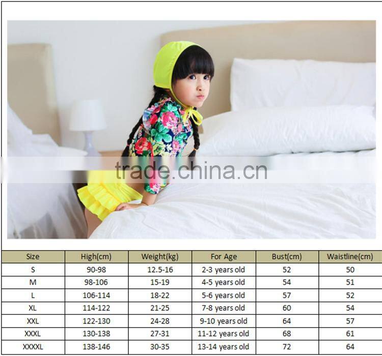 Wholesale High Quality Little Baby Swimsuit Girls Summer Child Swimwear 2pcs