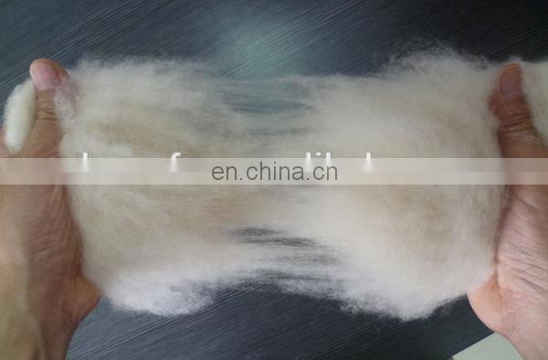 wholesale 100% dehaired cashmere fiber dehaired cashmere tops