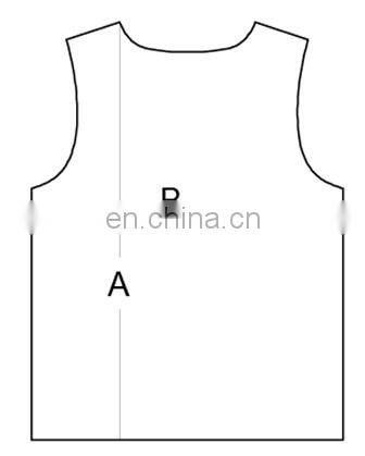 Men's running and basketball sports vest 100% polyester tank top for summer