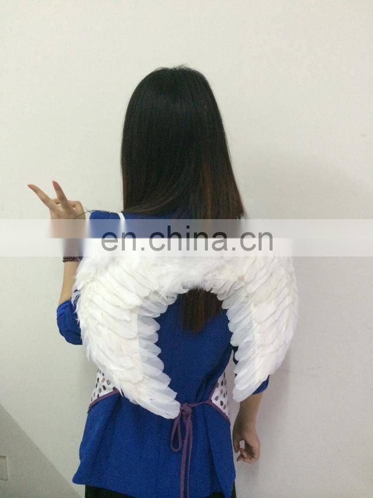 top quality white color ostrich feather wing