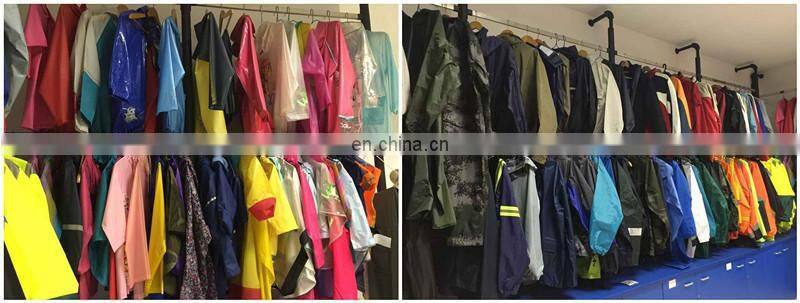 Waterproof plastic rainwear for adult