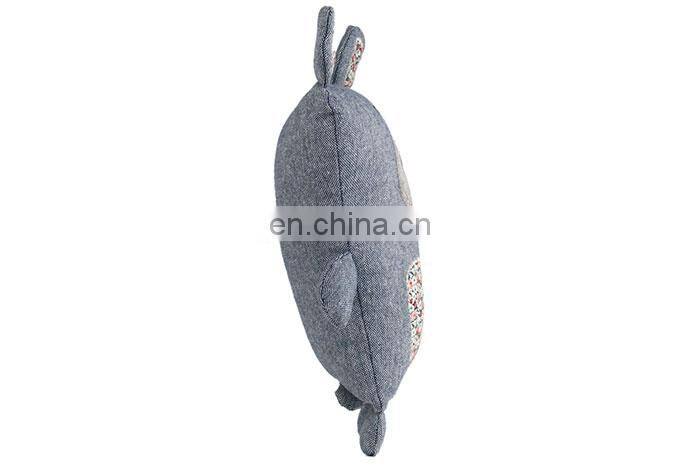 Plush lovable grey fabrics bear soft stuffed toy