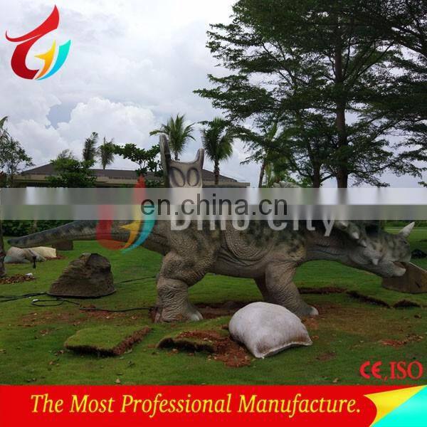 Theme Park Amusement Equipment Life Size dinosaur ride