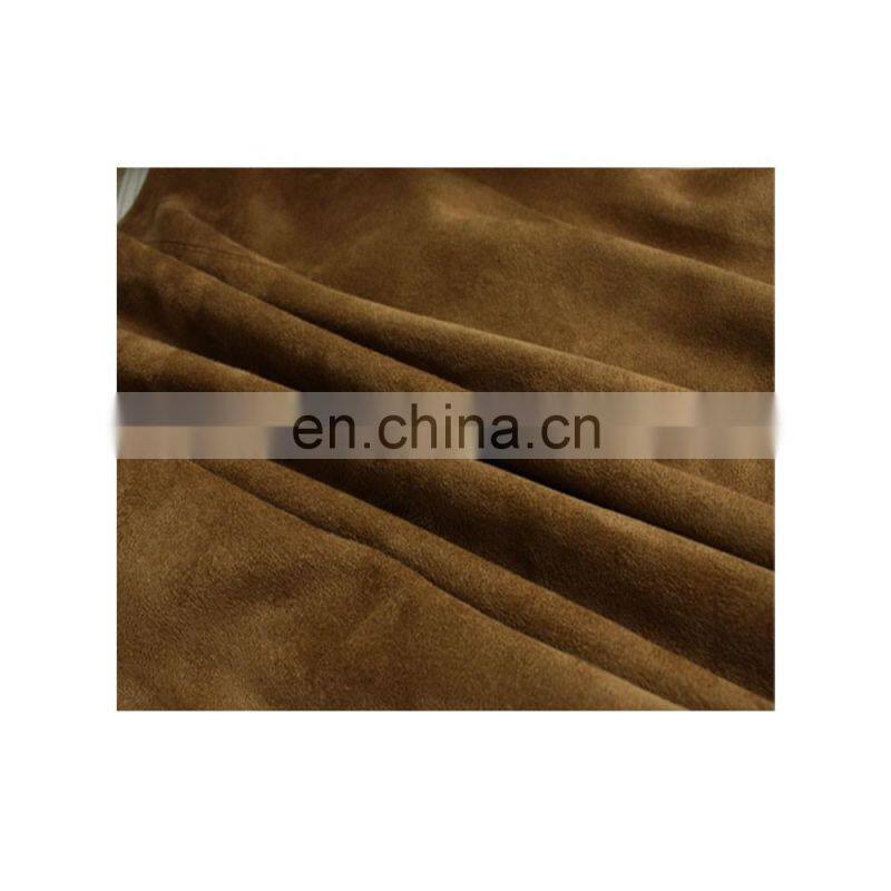 American Hippie Stylelish Button Down Through Short A-Line Mini Suede Skirt