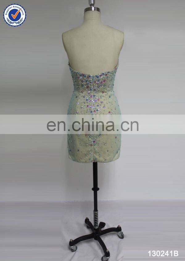 2014 latest design sweetheart beaded quinceanera dresses with detachable skirt