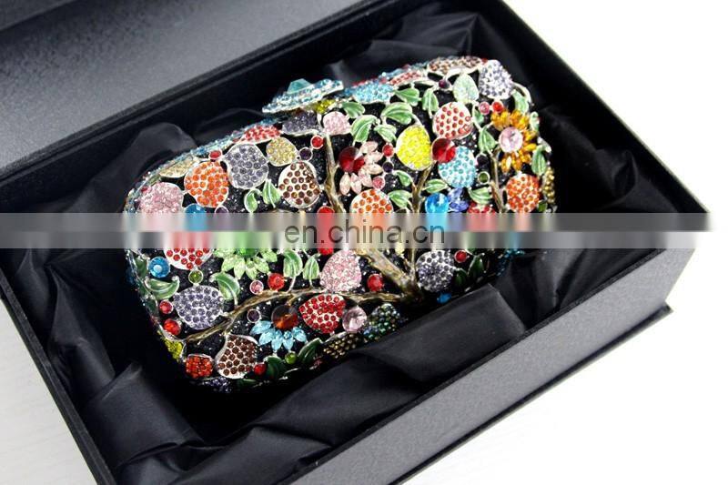 Factory Wholesale High Quality With Stones india clutch bag full of crystal evening bags