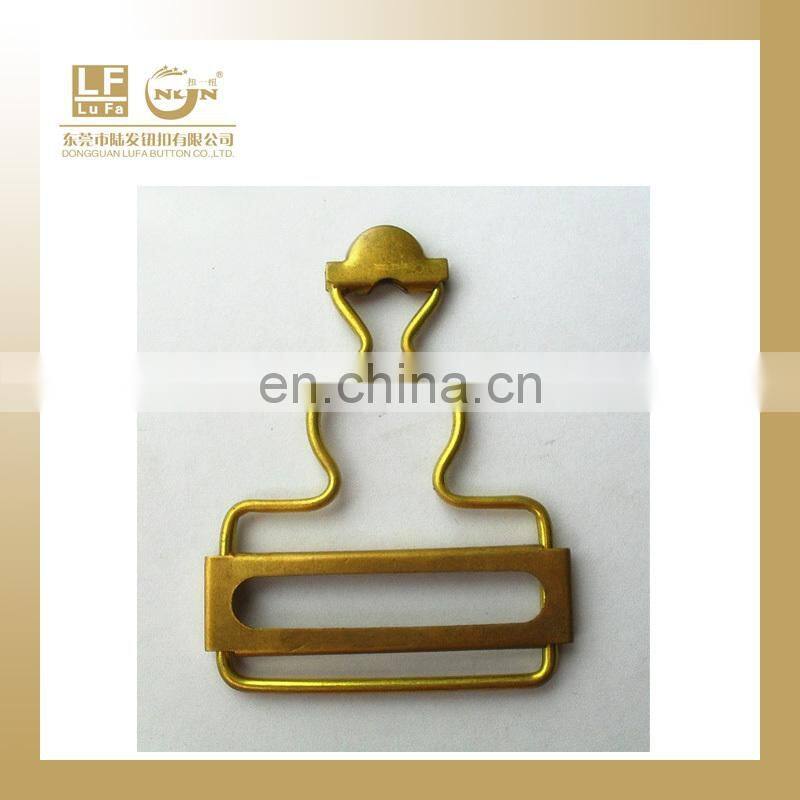 custom metal suspender adjuster buckle