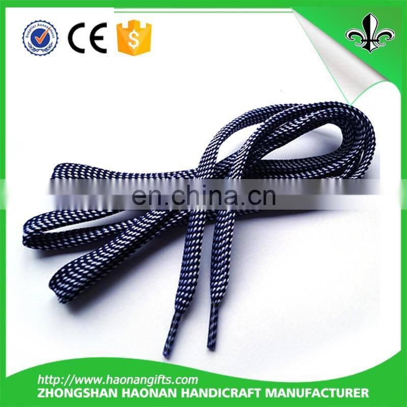 Custom printed wholesale poyester elastic shoelaces