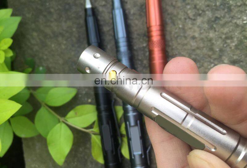 162mm Aluminum Alloy 10 Hour Working Nichia LED Tactical Pen Defense Self Defence