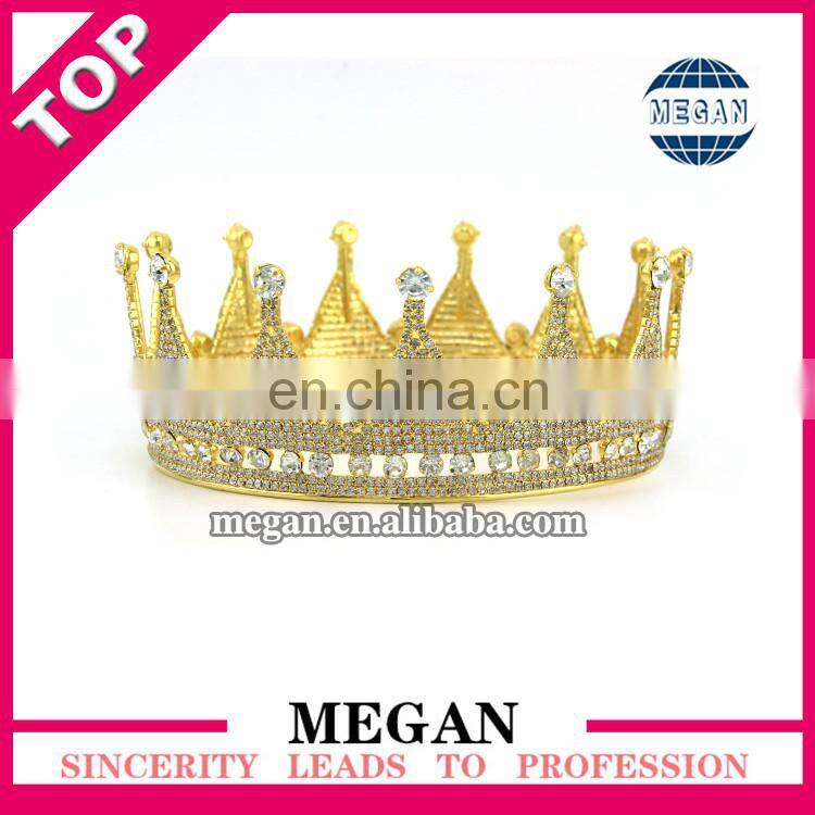 Cheap full circle rhinestone pageant princess crown