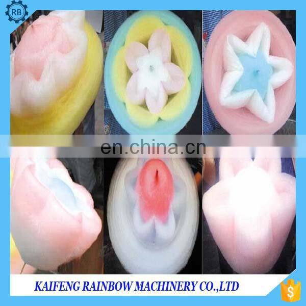 Hot selling Commercial gas cotton candy floss machine with cart