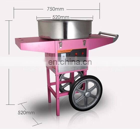 CE Certificated Commercial Cotton Candy Floss Machine and Bubble Cover