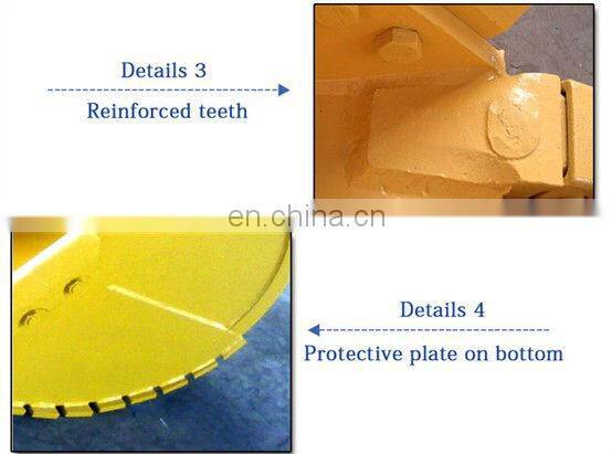 320D excavator digger digging rock standard earth bucket