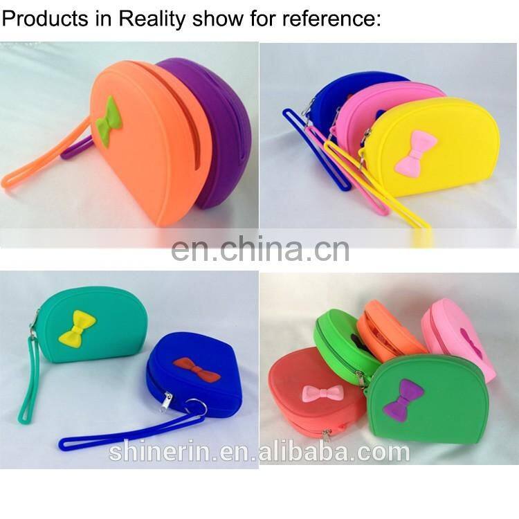 Silicone Handbag Purse Women Clutch Coin Bag Oem Design Fancy Wallet Ladies Wristlet Purse