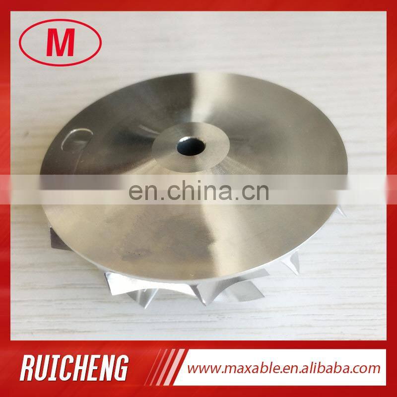 TD04HL 18T 45.01/56.02mm 6+6 blades 49189-43800 Turbocharger milling/aluminum 2618/billet compressor wheel