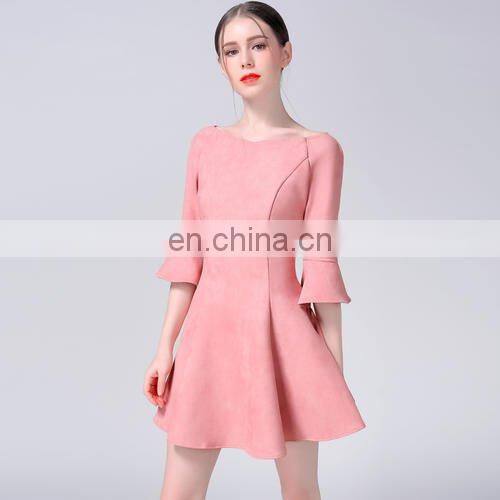 cheap polyester peach skin fabric for dresses/home textile