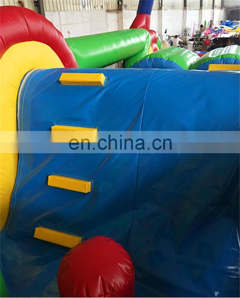 Kids outdoor kids obstacle inflatable course equipment for sale
