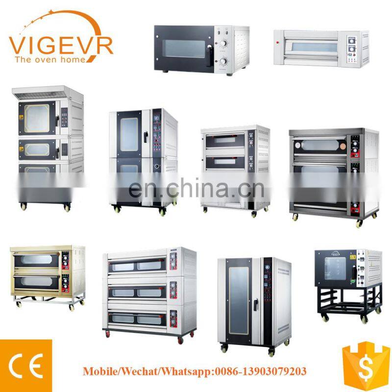 3 Decks Commercial Electric Pizza Oven Manufacturer Baking Bread cupcakes pies biscuits