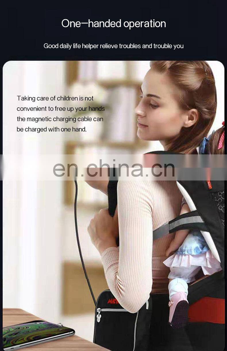 Data line three-in-one charging line fast charging for iphone Android C-type multi-function three-head USB magnet