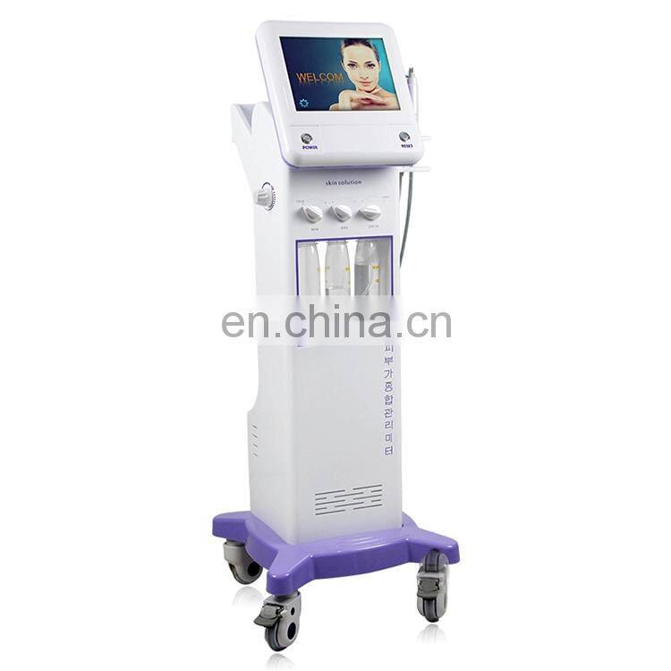 4 In 1 Vertical Water Hydra Dermabrasion Skin Rejuvenation Instrument Big Bubble Face Lift Facial Microdermabrasion Machine