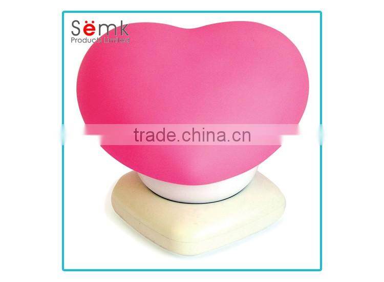Semk design valentine heart shaped night light for promotional gifts