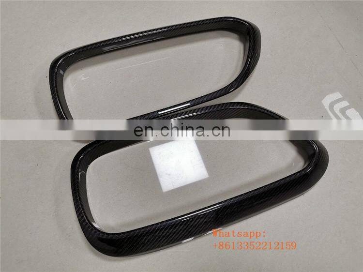 M5 F90 dry carbon fiber material grille cover fit for F90 front bumper replace grille