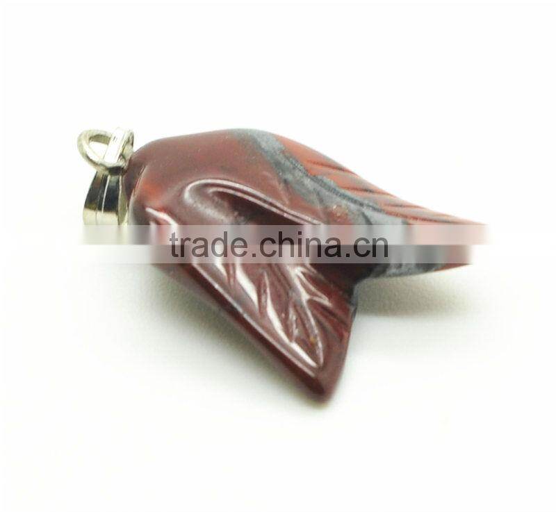 6 Side Cone Shape green aventurine Pendant semi precious stone pendant