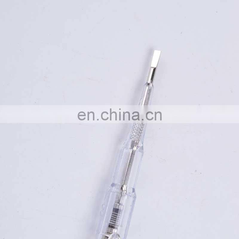 Waterproof Induced Electric Tester Pen Screwdriver Probe light Voltage Tester Detector AC/DC 70-250V Test Pen Pencil