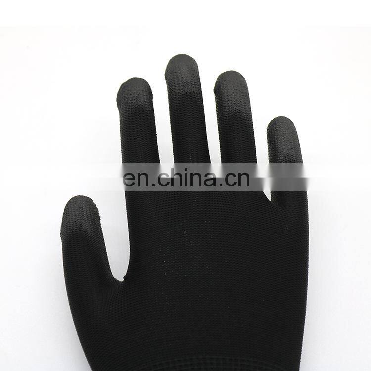 Polyurethane Glove High Visibility PU-Coated Gloves Construction Saftey Gloves
