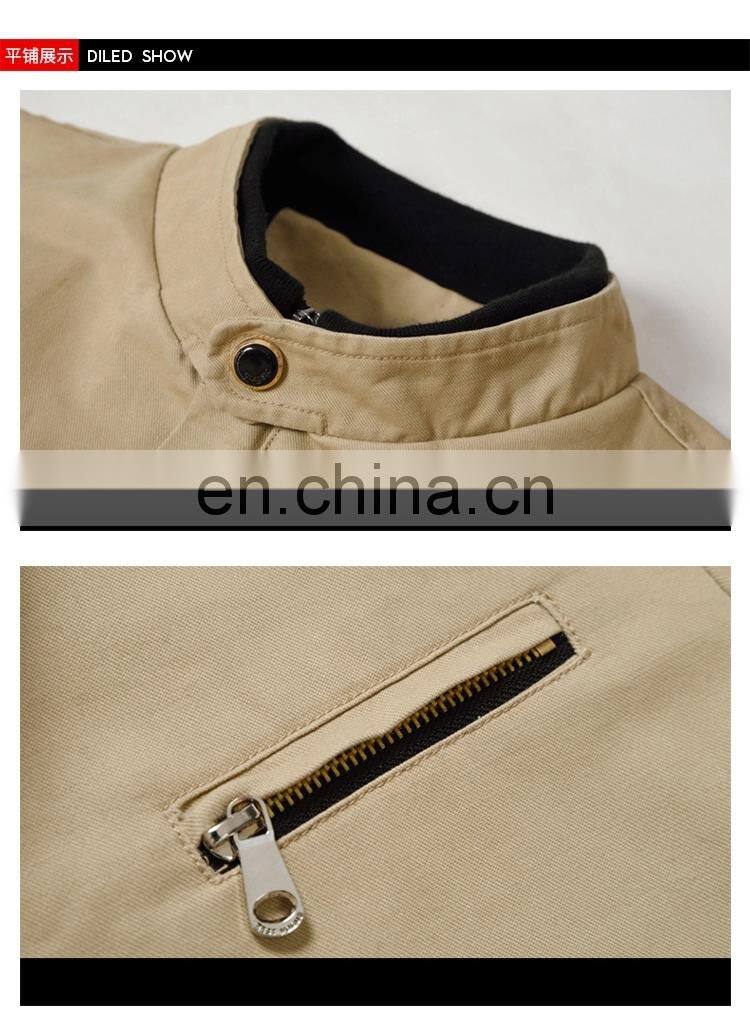 2020 autumn and winter youth plus velvet overalls men's loose cotton jacket customization