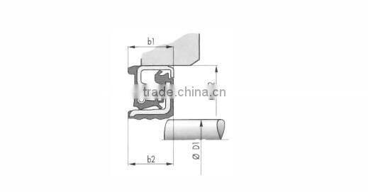 Color NBR FKM Cassette Seals /combi seal
