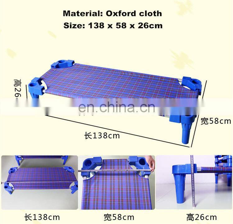 2021 plastic kindergarten stackable bed for children