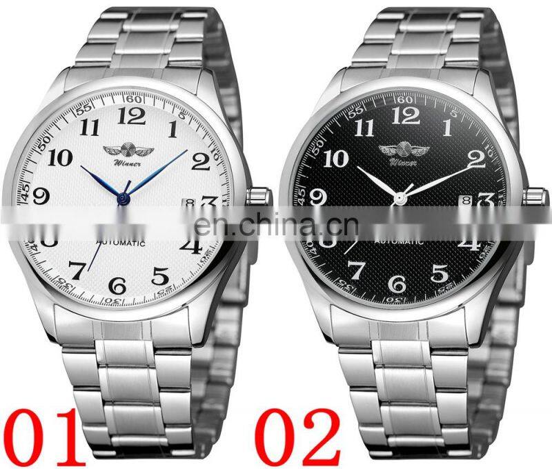 WINNER 458 Cheap Designer Men's Fashion Automatic Mechanical Stainless Steel Men Watches Online