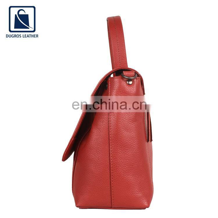 Fashion Style Chairman Lining Luxury Pattern Genuine Leather Handbag for Women