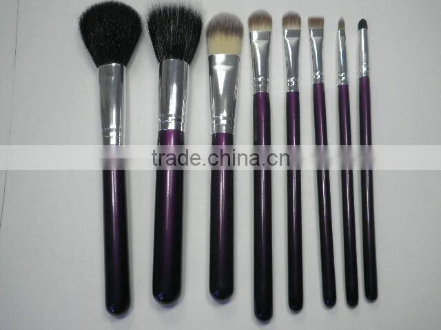Facotory direct sale high-end brushes set for 7 piece Professional Makeup Brush set with sythetic Hair