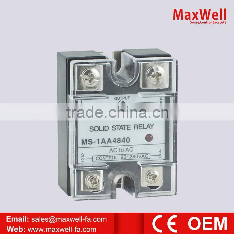 MaxWell single phase solid state relay (MS-1AA4840)