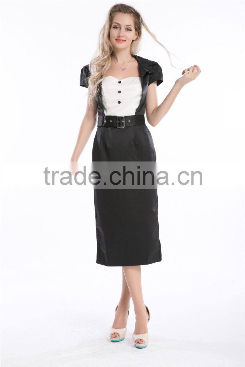 b8411-2 One shoulder sexy dress club wear
