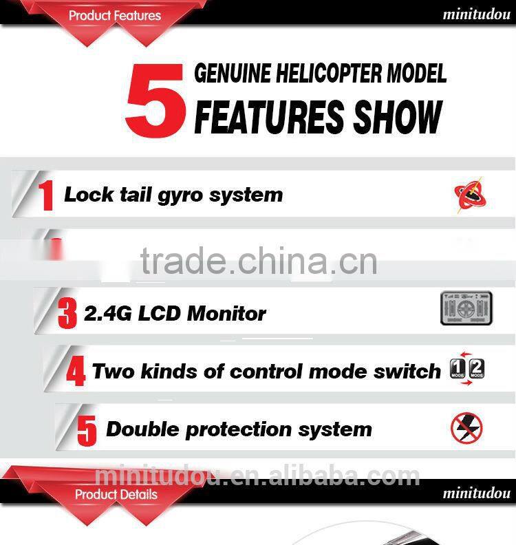 Minitudou RC toys 2.4G RC Helicopter 3Channel RC Mini Helicopter S33
