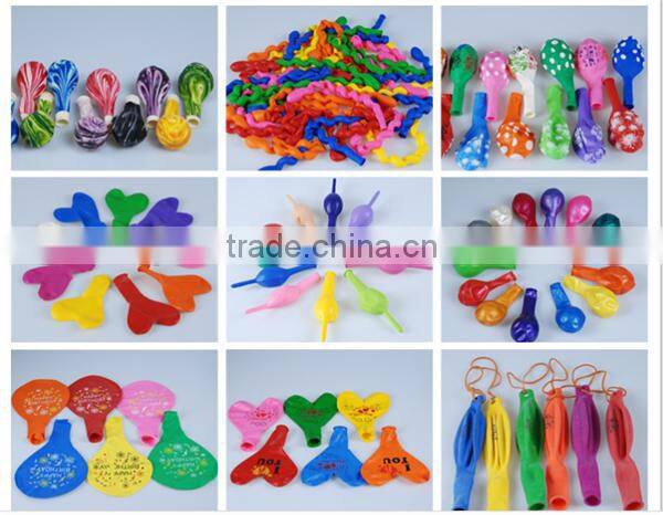 Wholesale balloons EN71 approved 100% latex long shaped modelling balloon
