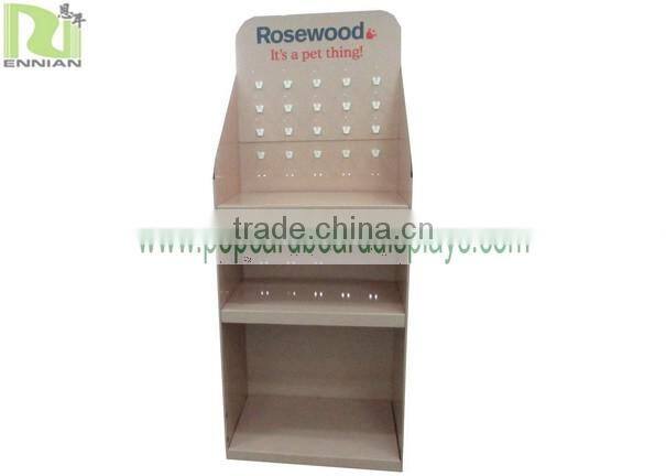 customized cardboard display stand with hooks