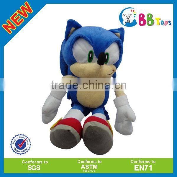Custom oem lovely sonic the hedgehog plush toys