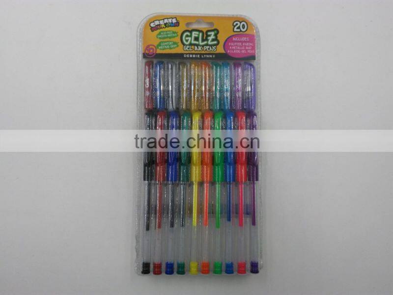 colored ink gel pen rainbow colored pen