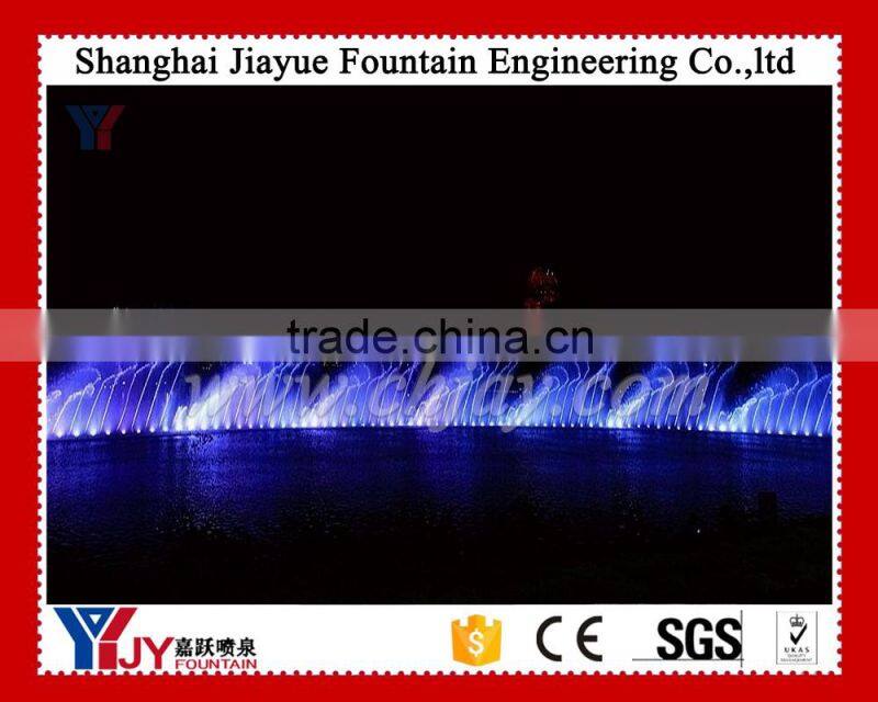 Large Digital Music Fountain in the sea